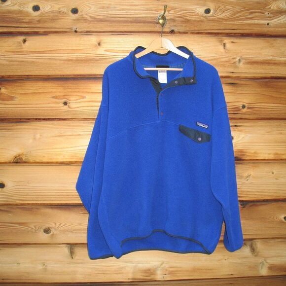 Vintage Patagonia Synchilla T Snap Pullover sweatshirt XL - Picture 1 of 7